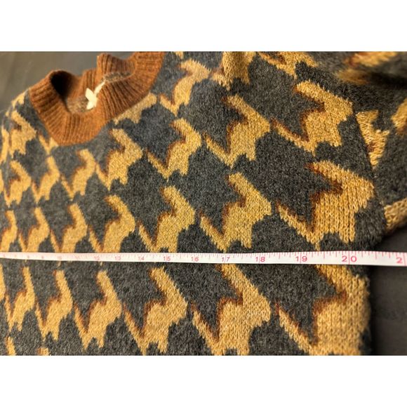 Mystree Houndstooth Sweater - Sz M - Picture 4 of 7